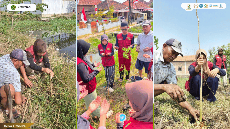 Satu Pohon Hari Ini, Sejuta Harapan Esok Hari, KKN 45 Hijaukan Desa Mayung